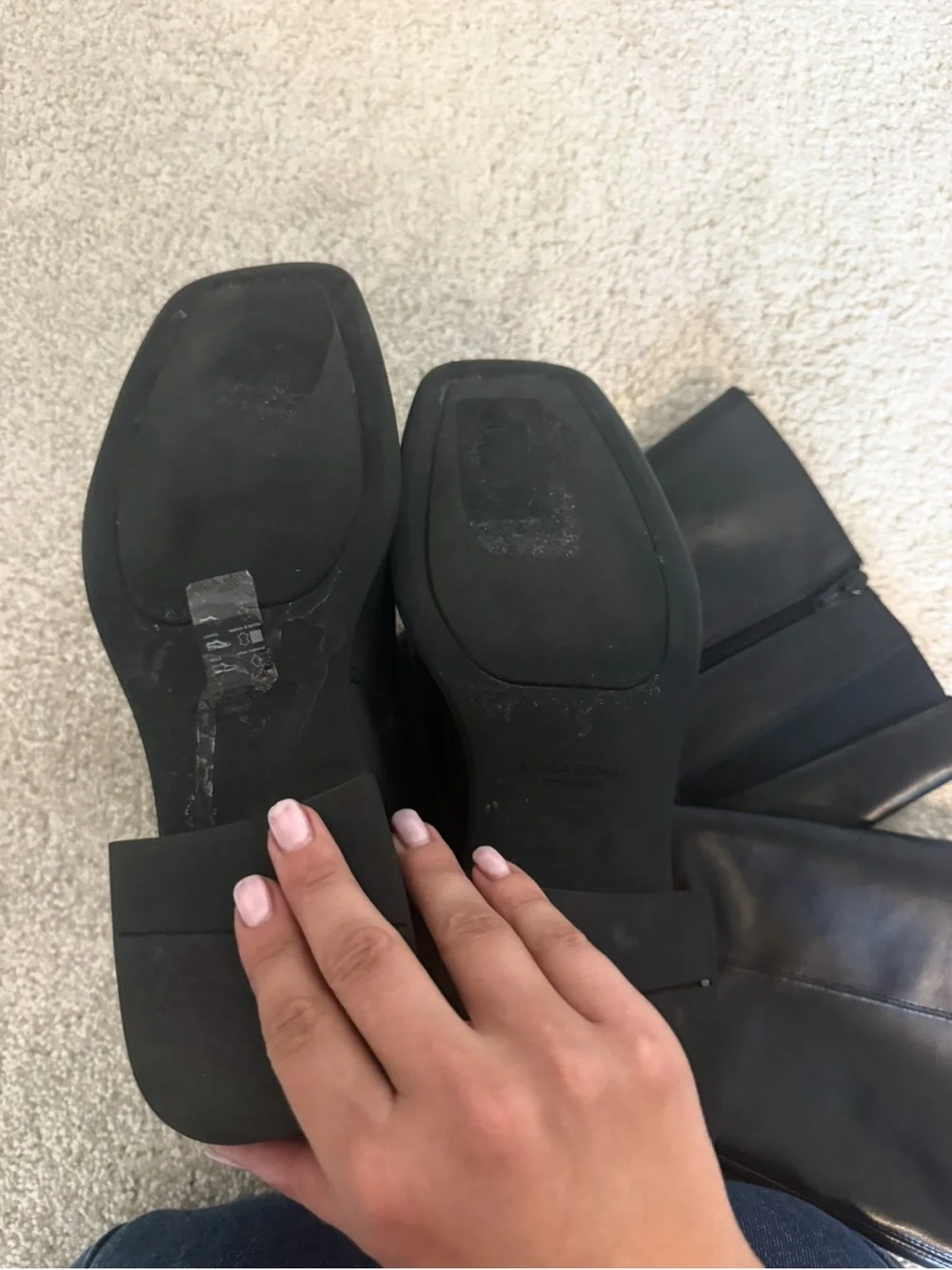 Vagabond Boots Blanca Knee High in Black Leather